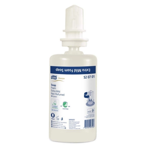 Mydło w piance Tork Premium bezzapoachowe w piance
